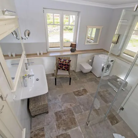 Tatil Evi Reethus Reddevitz Mit Kamin, Sauna, Terrasse, Boddenblick *