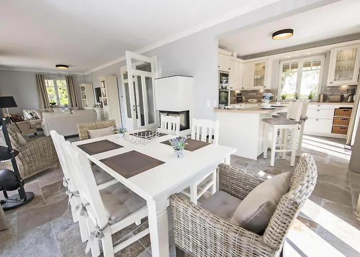 بيت للعطل Reethus Reddevitz Mit Kamin, Sauna, Terrasse, Boddenblick